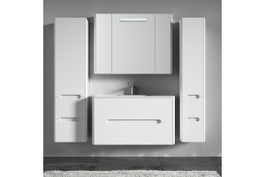 Зеркало-шкаф Vod-Ok Флорена 100 белый - 2