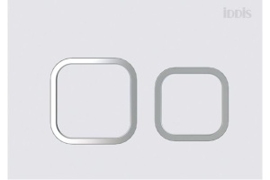 Клавиша смыва, универсальная,матовый белый, Unifix, 040, IDDIS, UNI40MWi77