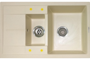 Мойка кухонная Lava D4 crema (кремовый) - 2