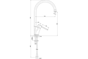 Смеситель для кухни Paini Monterosa MOCR550 - 2