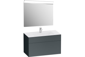 Мебель для ванной Am.Pm Inspire V2.0 100 графит матовый