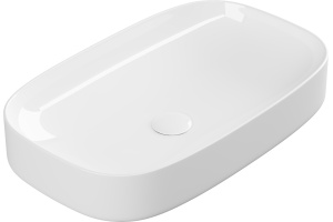 Раковина STWORKI накладная 65 3064-KL белый глянец