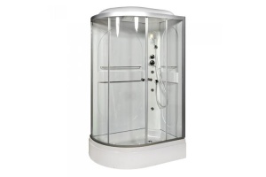 Душевая кабина Deto L 120х80 с электрикой и гидромассажем, хром (L520RGM+EL) - 2