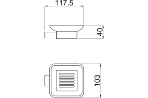 Мыльница Allen Brau Infinity 6.21004-31 черная - 2