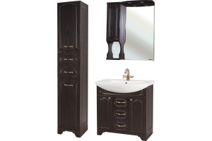 Зеркало-шкаф Bellezza Камелия 75 L венге - 2