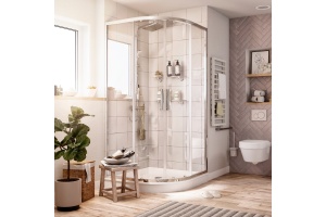 Душевой уголок STWORKI Хельсинки DE018RL110110200 110x110 см профиль хром глянец