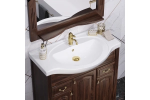 Тумба с раковиной Opadiris Риспекто 85 темное дерево - 2