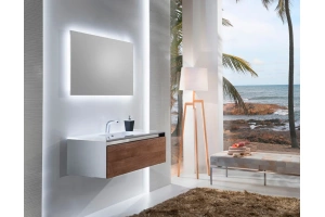 Зеркало Sanvit Кубэ 75 с подсветкой - 2