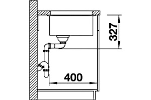 Мойка кухонная Blanco Subline 400-U кофе - 3