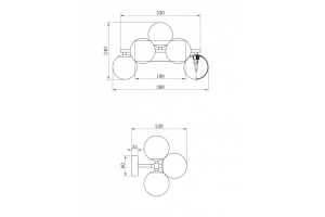 Бра Maytoni Dallas MOD547WL-05G - 2