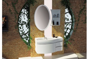 Полка Aquanet Опера 115 белая - 3