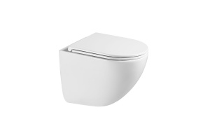 Унитаз подвесной Bien VT1-51T Tornado, цвет белый, ультратонкое soft-close сиденье, , шт