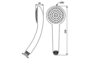Душевая лейка Vidima Fresh (BA205AA) - 2