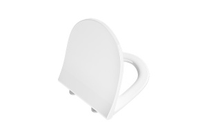 Комплект унитаза с инсталляцией Vitra Sento Rim-Ex с сиденьем микролифт и клавишей смыва хром матовый - 3