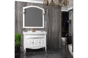 Тумба с раковиной Opadiris Лоренцо 100 белая матовая - 3