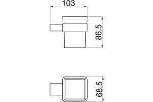 Стакан Allen Brau Infinity 6.21002-31 черный - 2