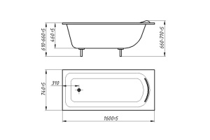 Экран Фэма Алассио 160 см - 3