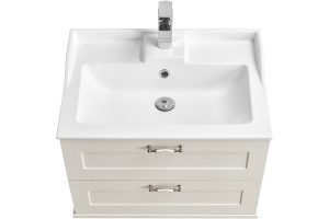 Тумба под раковину подвесная Aquaton Леон 65 белый