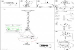 Подвесной светильник Eglo ПРОМО Savoy 82747 - 2
