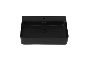 Раковина накладая ABBER Rechteck 61 черная матовая (AC2201MB) - 3