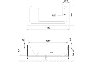 Каркас для ванны Royal Bath Accord 180 - 2