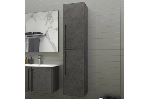 Шкаф-пенал Brevita Rock 35 темно-серый (ROCK-05035-50-2П) - 2