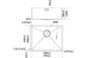 Мойка кухонная IDDIS Edifice EDI54S0i77 - 3