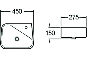Рукомойник SantiLine SL-2017L - 2