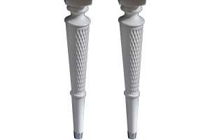 Ножки для тумбы Boheme Armadi Art Vallessi Avangarde Denti 35 белый