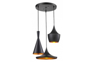 Подвесной светильник LUMINA DECO Foggi LDP 7712-3 BK