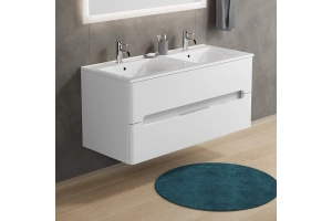 Тумба с раковиной Sanvit Форма 120 белый глянец - 2