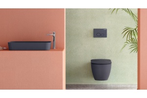 Сиденье для унитаза Creavit Duck KC0903.01.1400E Черное матовое с микролифтом - 2