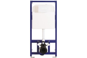 Система инсталляции для унитазов Berges Wasserhaus Novum L5 с черной кнопкой смыва Soft Touch - 2