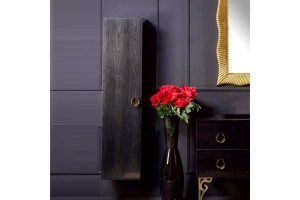 Шкаф - пенал Armadi Art NeoArt 35 подвесной темное дерево - 2