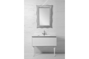 Тумба под раковину Boheme Armadi Art Vallessi Avantgarde 80 белый - хром - 2