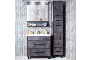 Мебель для ванной Бриклаер Чили 70 цемент