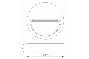 Уличный светодиодный светильник Arlight LTD-Trail-R115-4W Warm3000 029962 - 3