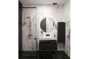 Раковина - столешница Armadi Art Flat 100 белый матовый - 3