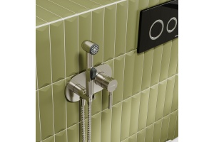 NEW Wern 4238 Встраиваемый смеситель для душа с гигиенической лейкой - 2