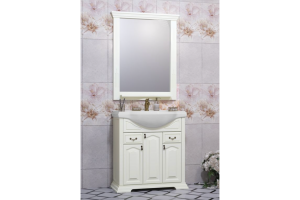 Тумба с раковиной Opadiris Риспекто 80 бежевый матовый - 3