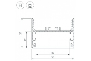 Коннектор T-образный Arlight SL-Line-5035 030117 - 2