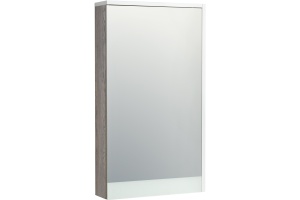 Зеркало-шкаф Aquaton Эмма 46 R белый-светлое дерево