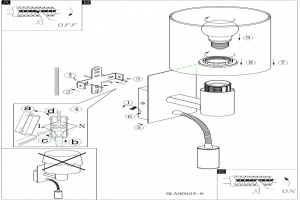Бра с подсветкой Eglo ПРОМО Pasteri 96479 - 2