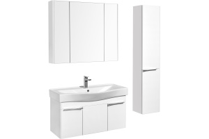 Тумба с раковиной AQUATON Беверли 100 белая - 2