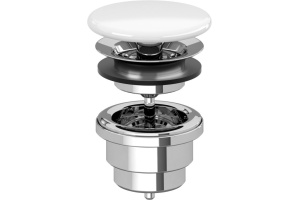 Донный клапан для раковины Villeroy & Boch 68080001 альпийский белый