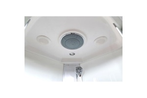 Душевая кабина Deto L 90х90 с гидромассажем, хром (L590GM) - 3