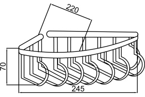 Полка Boheme Medici 10621 - 2