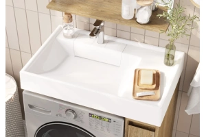 Комплект мебели Aquaton Лондри 20 темное дерево - 3