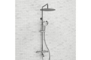 Душевая система WasserKraft 30 с термостатом хром - 2