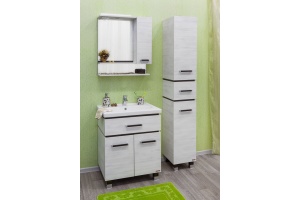 Зеркало-шкаф Sanflor Техас 70 венге, северное дерево светлое, R - 2